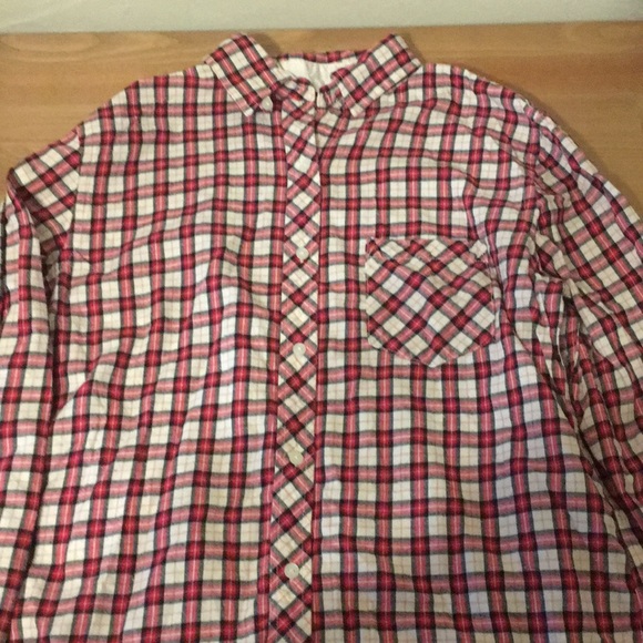 SOLD VICTORIAS SECRET 2 pc Plaid Pajama Set Sz Med - Picture 5 of 8